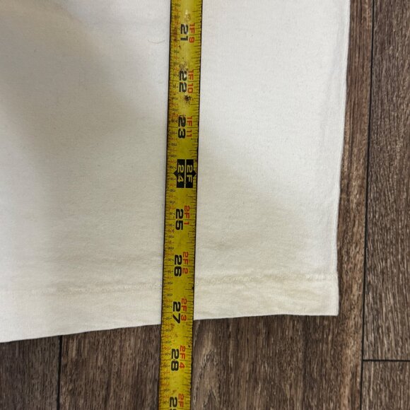 VTG St. Pete Beach Florida Shirt Mens Large White Single Stitch Shark Gildan 90s - Picture 9 of 10